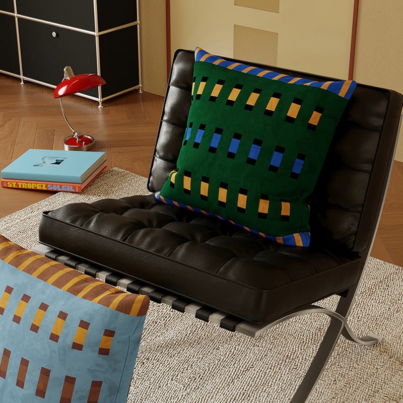 Pernă de uz casnic minimalistă, creativă și de înaltă calitate, cu umplutură din bumbac PP, pentru spătarul canapelei din living și pernă lombară auto – decor modern