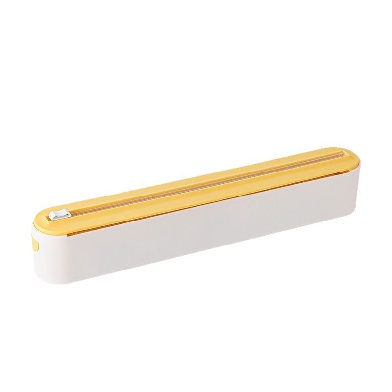 Cuțit magnetic reglabil pentru folie de bucătărie, cu cutie de depozitare pentru hârtie de copt și folie de aluminiu