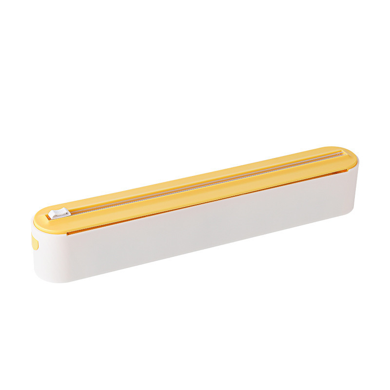 Cuțit magnetic reglabil pentru folie de bucătărie, cu cutie de depozitare pentru hârtie de copt și folie de aluminiu