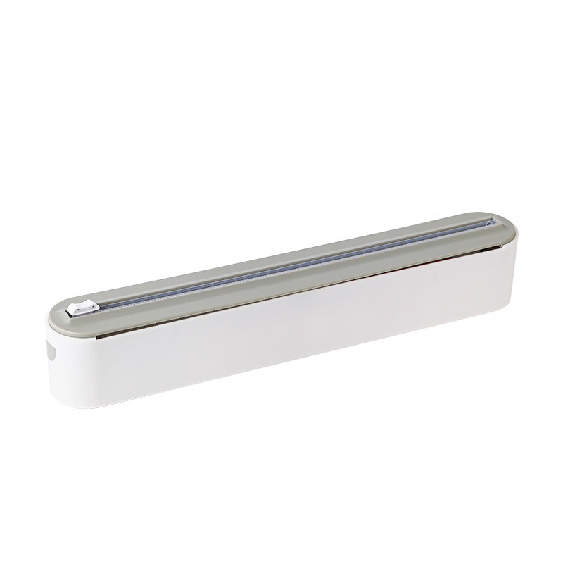 Cuțit magnetic reglabil pentru folie de bucătărie, cu cutie de depozitare pentru hârtie de copt și folie de aluminiu