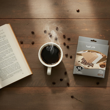 Filtru de cafea din hârtie, conic, pentru pour-over