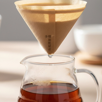 Filtru de cafea din hârtie, conic, pentru pour-over