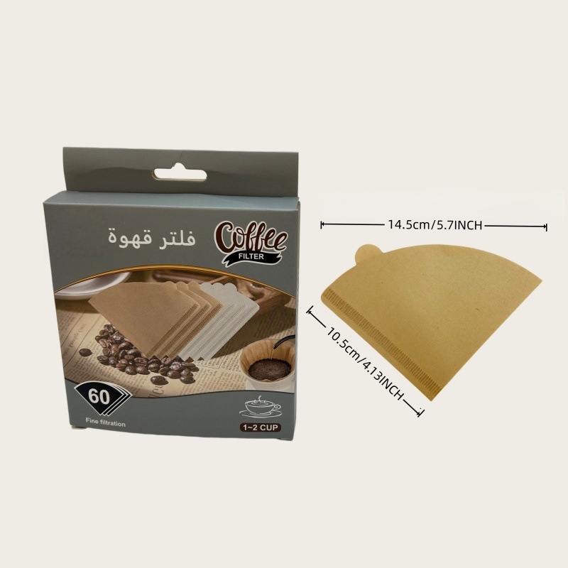 Filtru de cafea din hârtie, conic, pentru pour-over
