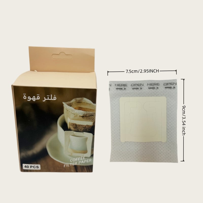 Filtru de cafea din hârtie, conic, pentru pour-over