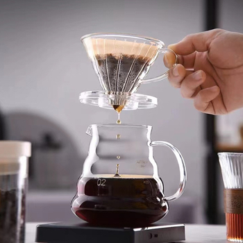 Filtru de cafea V60 cu imersie – cană integrată pentru preparare manuală, Filtru Origami