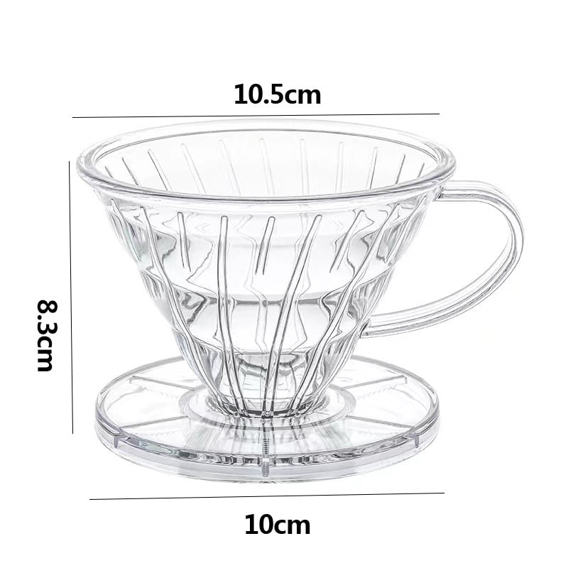 Filtru de cafea V60 cu imersie – cană integrată pentru preparare manuală, Filtru Origami