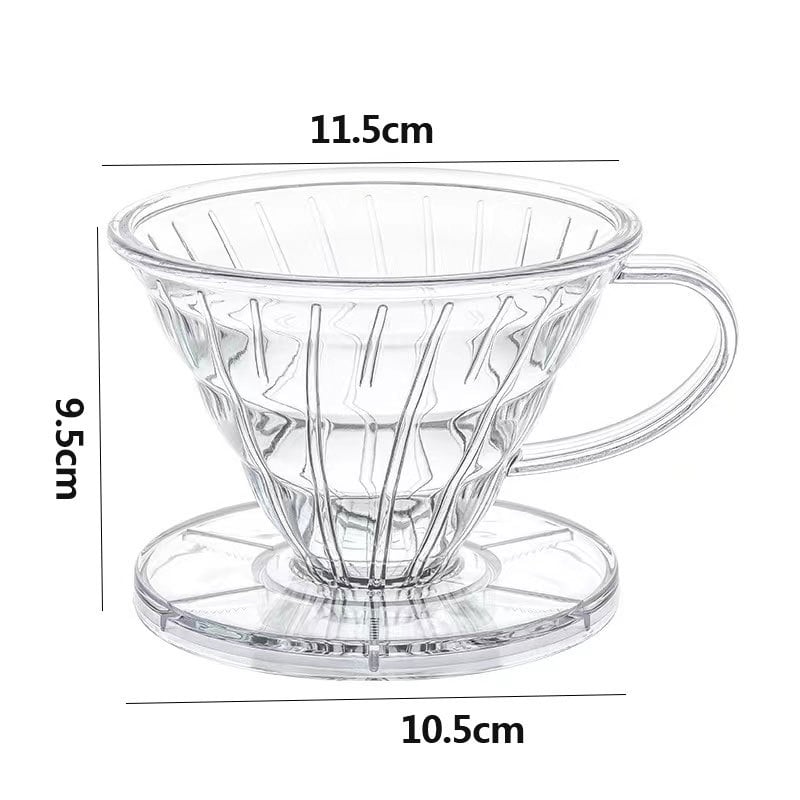 Filtru de cafea V60 cu imersie – cană integrată pentru preparare manuală, Filtru Origami