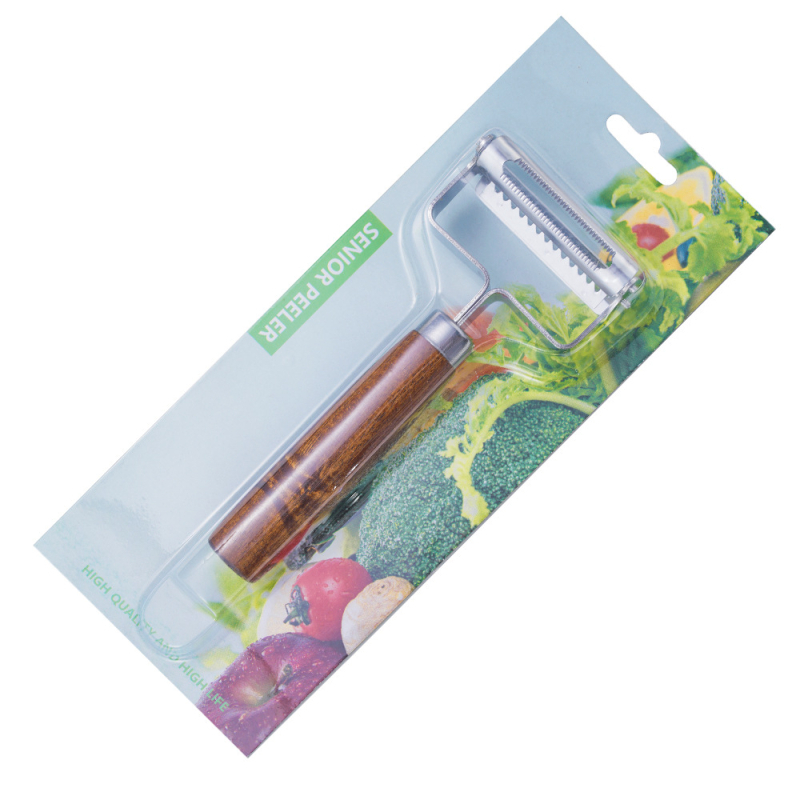 Curățător/rasnitor dublu din oțel inoxidabil pentru fructe și legume, ustensilă de bucătărie