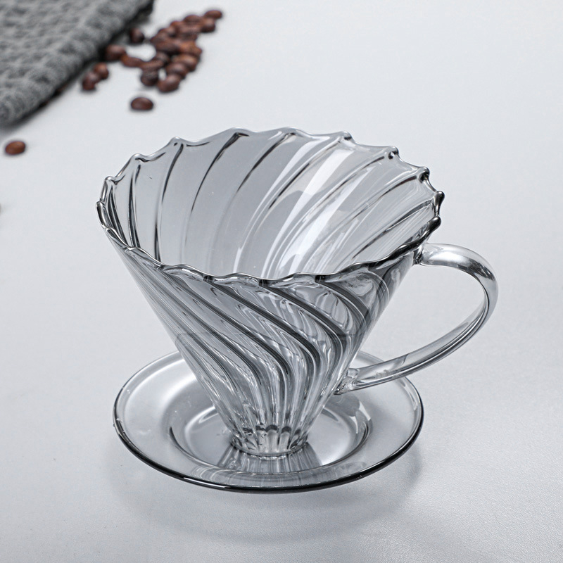 Five Housework Filtru de cafea pour-over din sticlă cu cană integrată