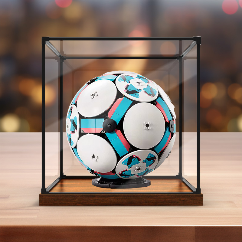 Capac de protecție împotriva prafului pentru LEGO 43019 — ramă din aliaj pentru depozitare blocuri de construcție (Cupa Mondială la Fotbal)