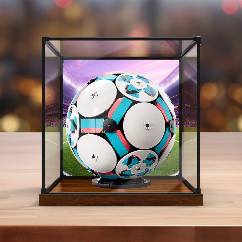 Capac de protecție împotriva prafului pentru LEGO 43019 — ramă din aliaj pentru depozitare blocuri de construcție (Cupa Mondială la Fotbal)