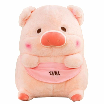 Lulu γουρούνι plush – παιχνίδι-κούκλα, μαξιλάρι για το κρεβάτι, συντροφιά ύπνου, δώρο γενεθλίων