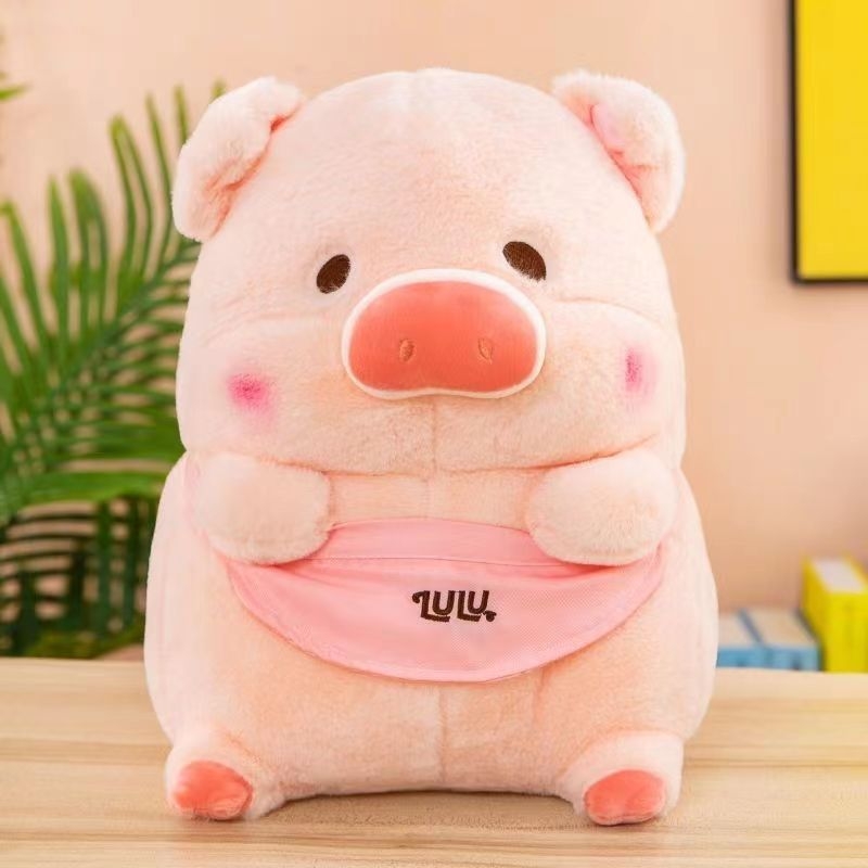 Lulu γουρούνι plush – παιχνίδι-κούκλα, μαξιλάρι για το κρεβάτι, συντροφιά ύπνου, δώρο γενεθλίων