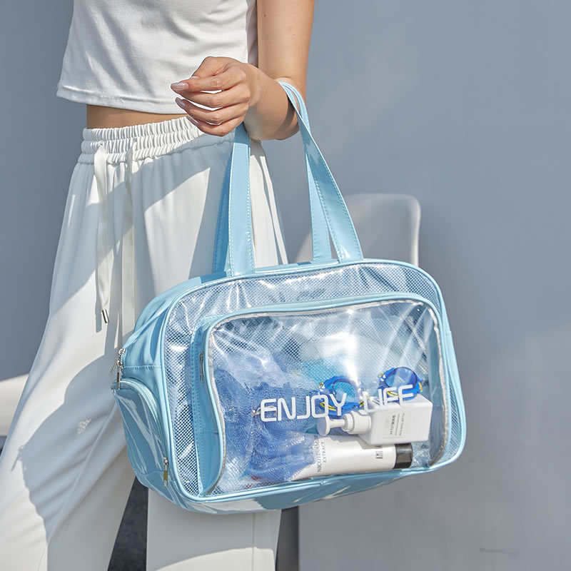 Sac de depozitare impermeabil, cu capacitate mare, formă cub, pentru călătorii, sport și cosmetică