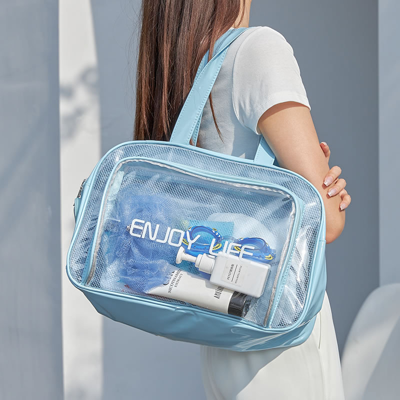 Sac de depozitare impermeabil, cu capacitate mare, formă cub, pentru călătorii, sport și cosmetică
