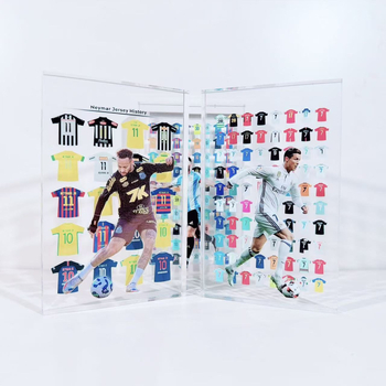 Cupa Mondială Ronaldo Messi Neymar – tricou de fotbal, bloc acrilic, cristal transparent, ornament pentru birou