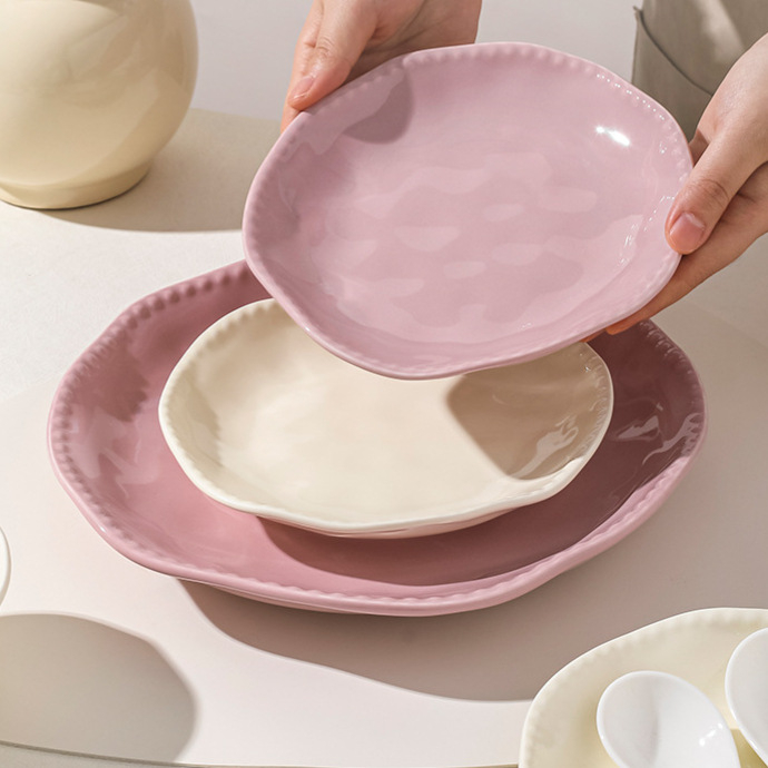 Set de veselă din ceramică Chaozhou – porțelan premium pentru uz casnic, boluri și farfurii, set complet