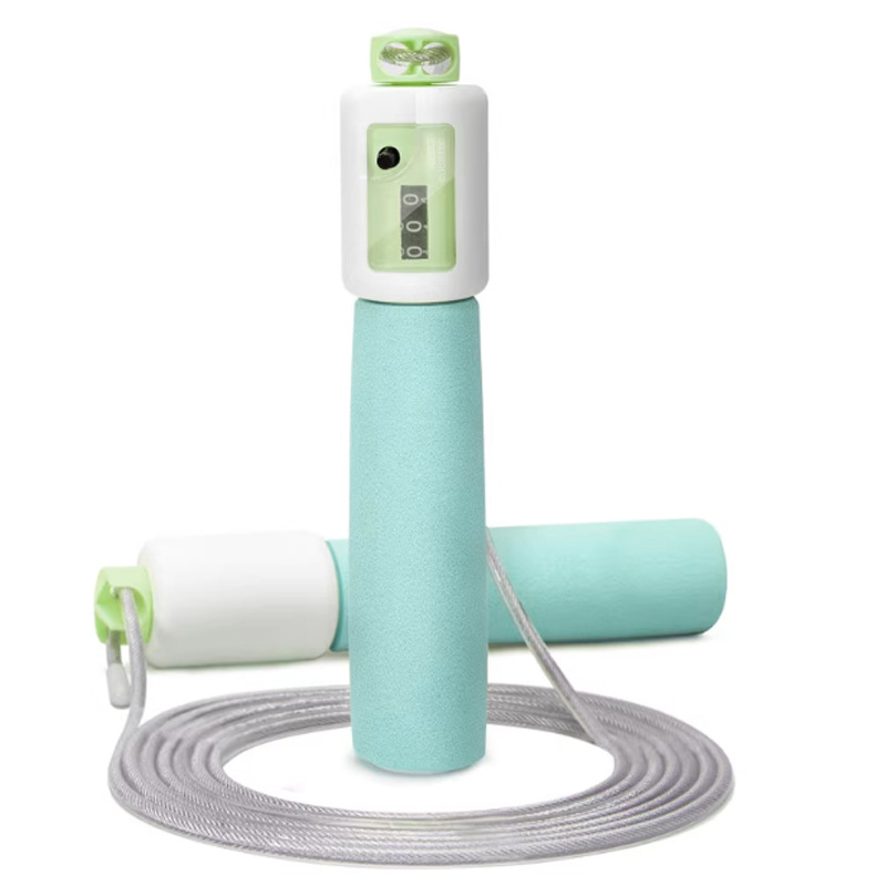 Švihadlo s brojačem i držačima od spužve, udobno, otporno na habanje, protuklizno, fitness oprema