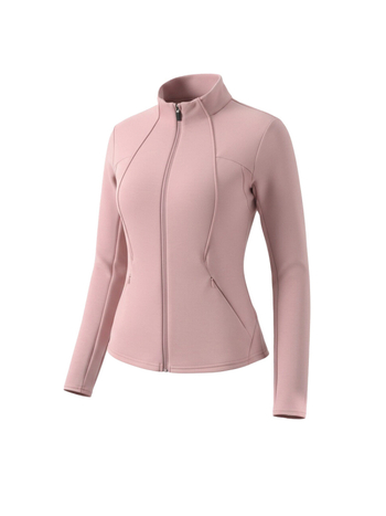 Zimska ženska jakna za jogu, Lulu stil, slim top od modala, dukserica sa slojem zraka
