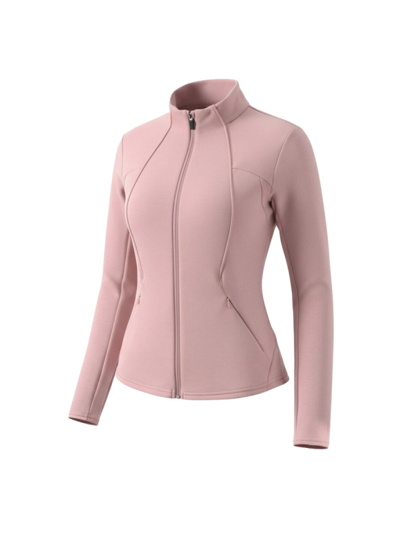 Zimska ženska jakna za jogu, Lulu stil, slim top od modala, dukserica sa slojem zraka