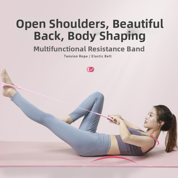 Silikonska traka otpora, 35 lb – za čučnjeve, trening gluteusa, jačanje ruku, visoka elastičnost