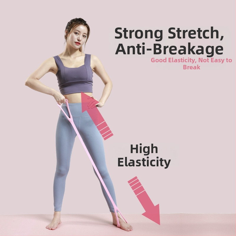 Silikonska traka otpora, 35 lb – za čučnjeve, trening gluteusa, jačanje ruku, visoka elastičnost