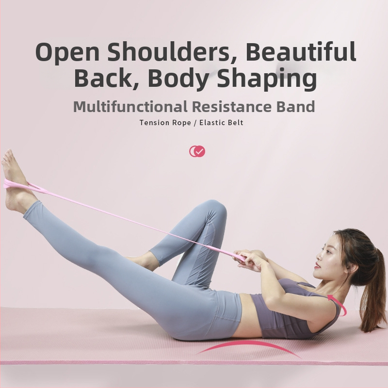 Silikonska traka otpora, 35 lb – za čučnjeve, trening gluteusa, jačanje ruku, visoka elastičnost