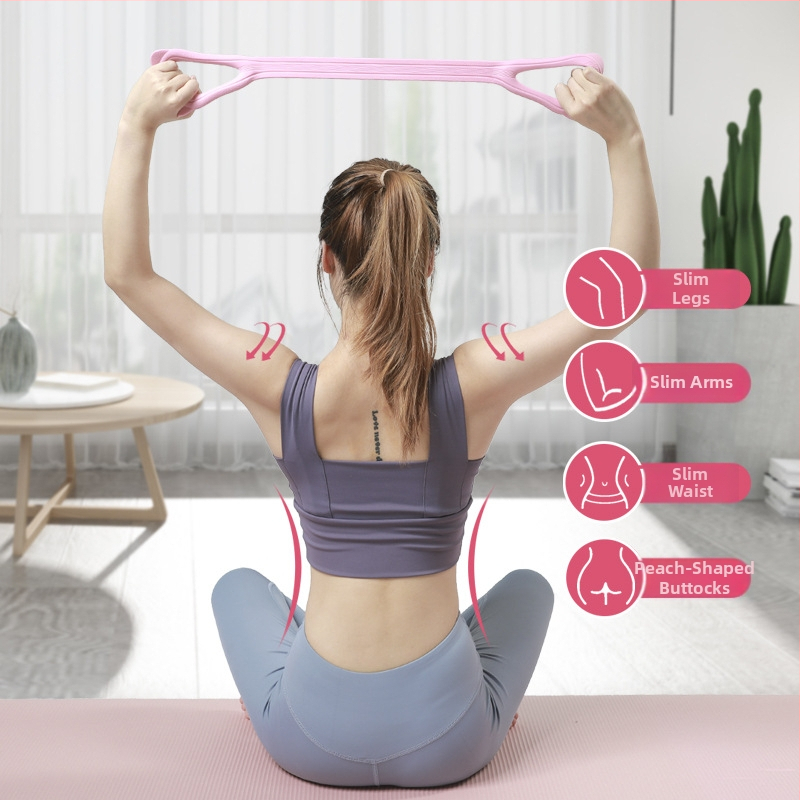 Silikonska traka otpora, 35 lb – za čučnjeve, trening gluteusa, jačanje ruku, visoka elastičnost