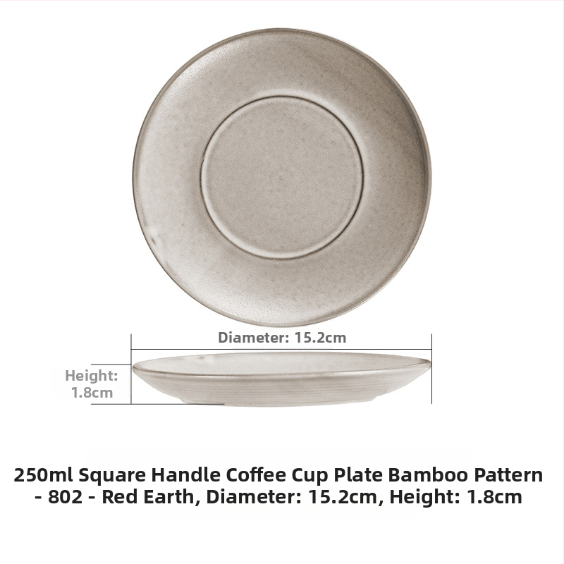 Set de cești de cafea din ceramică brută pentru mic dejun, stil vintage, căni latte pentru uz casnic