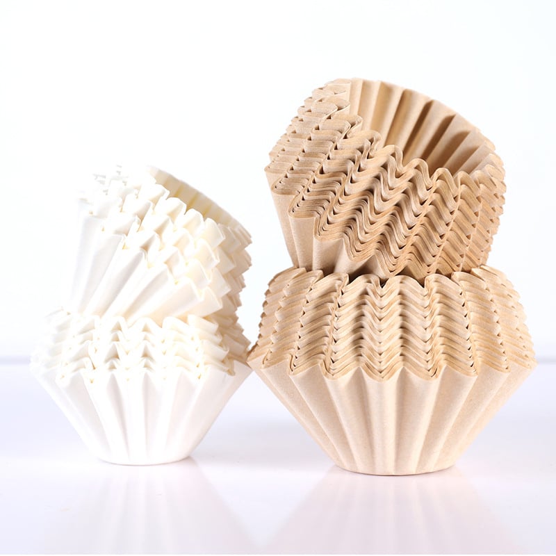 Youcheng W155 Filtre de cafea din hârtie cu model origami în valuri, suport în formă de scoică pentru cafea la filtru