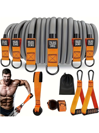 Set traka za otpor za fitness s TPE lateks trakama – visoka čvrstoća i elastičnost za istezanje