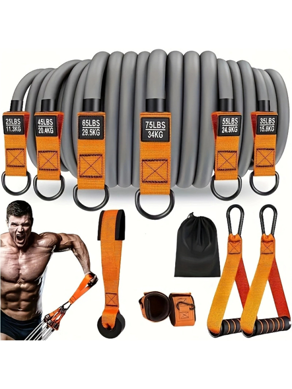 Set traka za otpor za fitness s TPE lateks trakama – visoka čvrstoća i elastičnost za istezanje