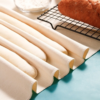 Covoraș de fermentare a aluatului din 100% bumbac, pentru baghete și pâine europeană