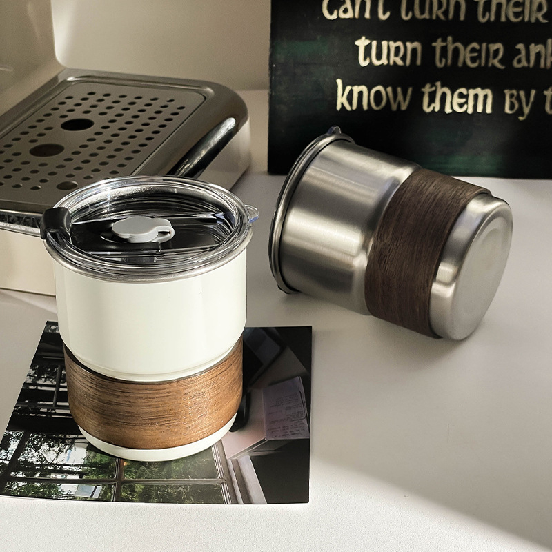 Ceașcă de cafea din oțel inoxidabil 304 – design boutique, potrivită pentru espresso, iced americano și latte
