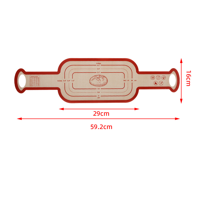 Set din silicon pentru frământat aluatul și covorașe de copt pentru oale olandeze – antiaderente, de calitate alimentară