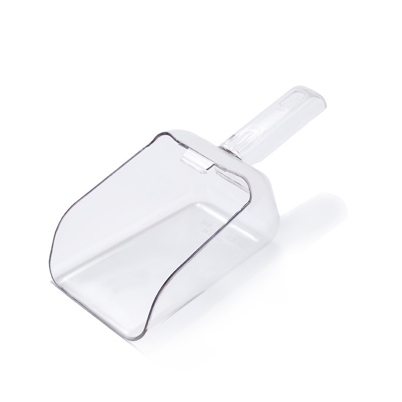 Lopată de gheață din acril și plastic PC, cu grosime sporită, rezistentă la crăpare, destinat mașinilor de gheață, dimensiune mare, pentru făină și orez