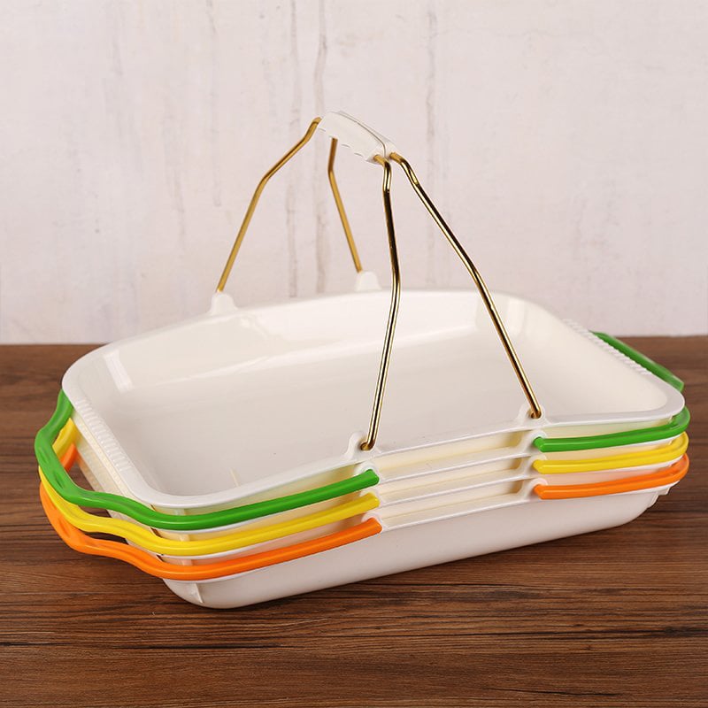 Coș dreptunghiular din plastic pentru pâine și tavă de patiserie pentru coacere
