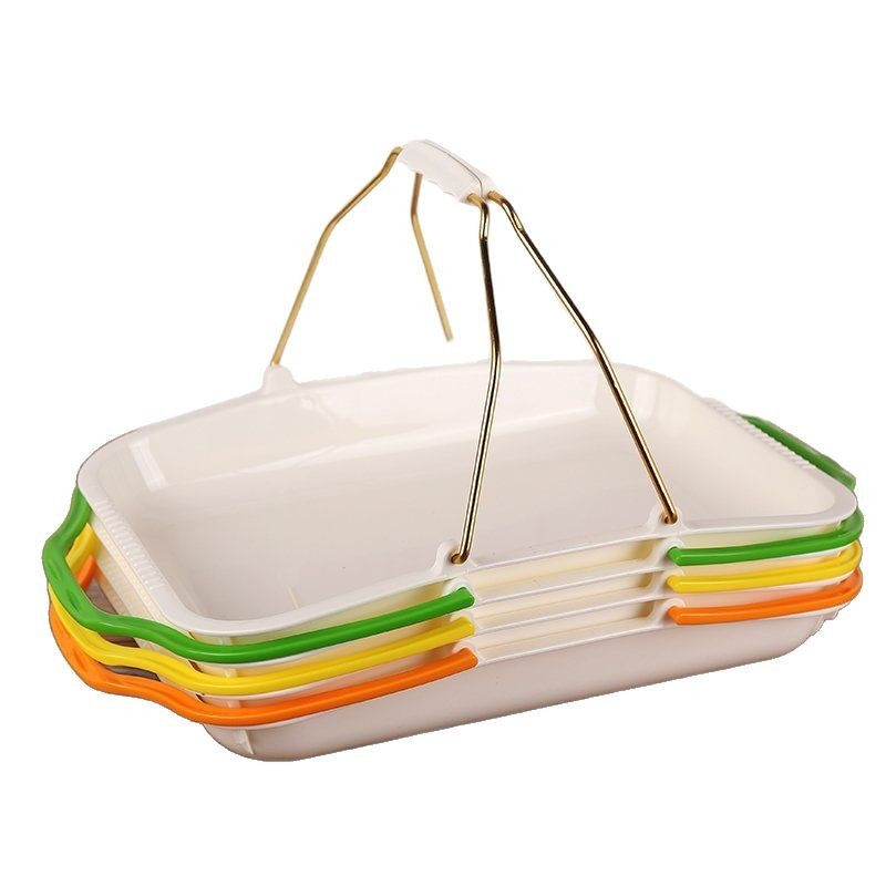 Coș dreptunghiular din plastic pentru pâine și tavă de patiserie pentru coacere