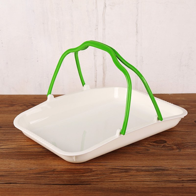 Coș dreptunghiular din plastic pentru pâine și tavă de patiserie pentru coacere