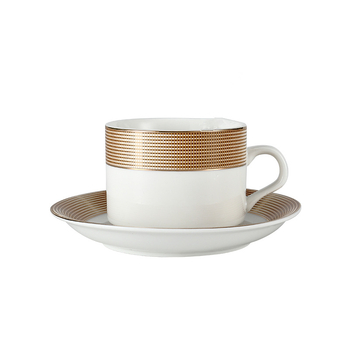 Set de cești de cafea și farfurioare din ceramică, design creativ minimalist pentru ceaiul de după-amiază