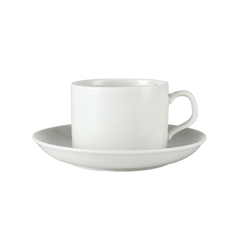 Set de cești de cafea și farfurioare din ceramică, design creativ minimalist pentru ceaiul de după-amiază