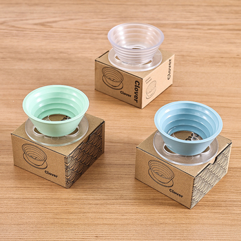 Cană de filtru pentru cafea în formă de trifoi pentru preparare manuală, filtru de hârtie 155 și 185 pentru turnare