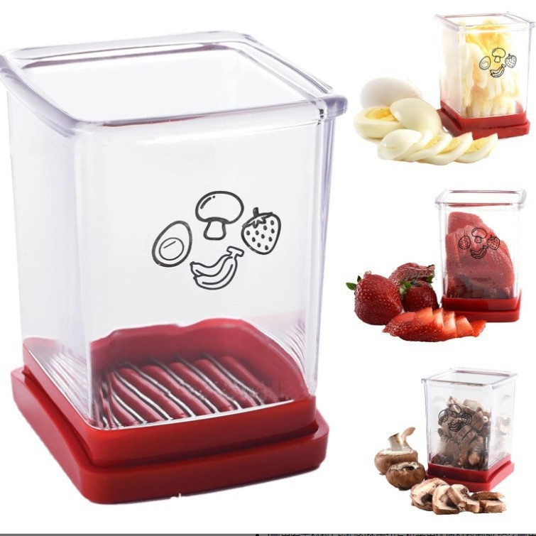 Zuyu Cup Slicer — Unealtă elegantă de bucătărie pentru felierea ouălor și fructelor