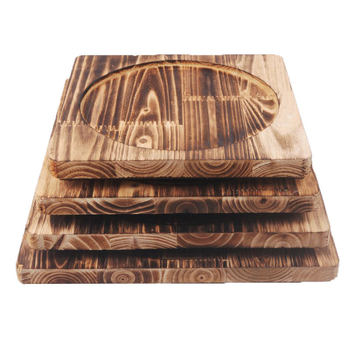 Bază din lemn pentru oale și vase ceramice, izolație termică, anti-arzire, temperaturi înalte, fără metal