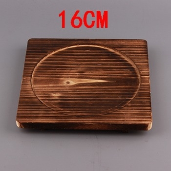 Bază din lemn pentru oale și vase ceramice, izolație termică, anti-arzire, temperaturi înalte, fără metal