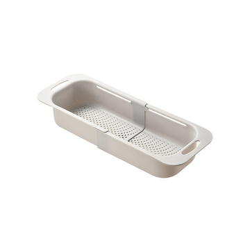 Cos telescopic de scurgere pentru bucătărie, sită reglabilă pentru fructe și legume