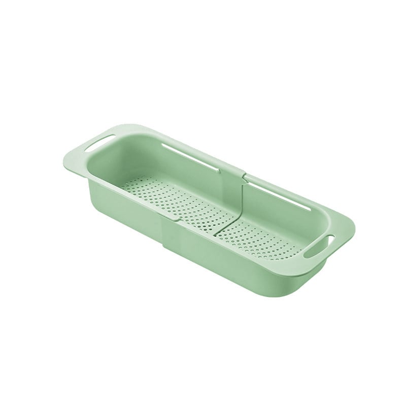 Cos telescopic de scurgere pentru bucătărie, sită reglabilă pentru fructe și legume
