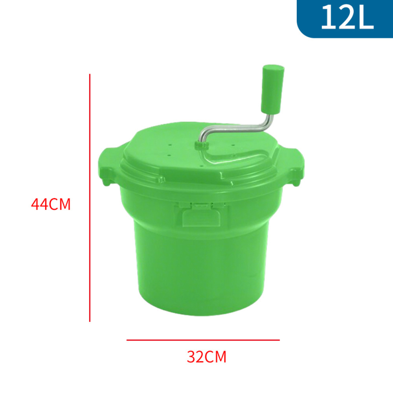 Recipient de deshidratare pentru legume și fructe, capac mare, 12L sau 25L, acționat manual