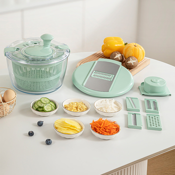 Dehidrator pentru legume din sticlă borosilicată, rezistent la temperaturi înalte, răzuitor și feliator multifuncțional, coș de scurgere pentru fructe și legume, chiuvetă de spălat în bucătărie