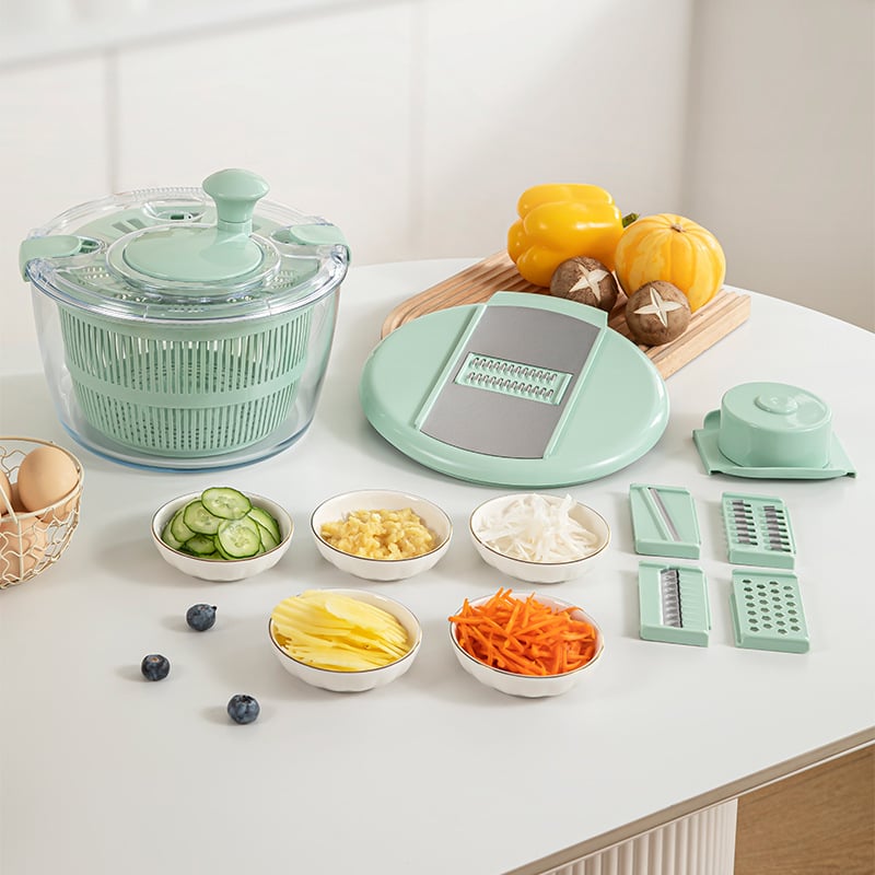 Dehidrator pentru legume din sticlă borosilicată, rezistent la temperaturi înalte, răzuitor și feliator multifuncțional, coș de scurgere pentru fructe și legume, chiuvetă de spălat în bucătărie